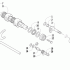 1000 Cruiser PS Вилки переключения передач