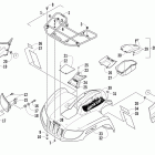 700 LTD Front rack, body panel, and headlight assemblies (...