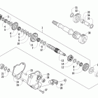 1000 Mud Pro Secondary transmission assembly(up to engine seria...