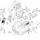700 Mud Pro Передний багажник крыло и фара