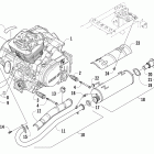 366 SE Двигатель и глушитель