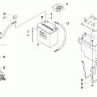 Prowler XTZ Battery and starter motor assembly