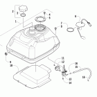 350 CR Топливный бак