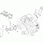450 XC Корпус и патрубки охлаждения