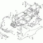 1000 Cruiser PS Рама ,бампера и защита