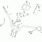 90 2X4 Utility Handlebar and control assembly