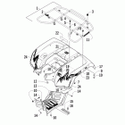 700 Mud Pro Задний багажник ,крыло и подножки
