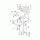 TRV 500 H1 EFI GT Задний багажник