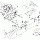 450 XC Двигатель и глушитель