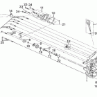DS 250 NA, CE & INT 03- magneto cover and water pump