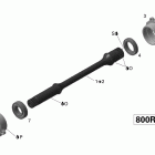 Outlander 800R EFI Приводной вал