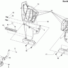 DS 250 NA, CE & INT 09- front bumper and footrests north america, inte...