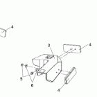 DS 250 NA, CE & INT 09- rear reflectors north america, international
