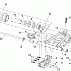 DS 250 NA, CE & INT 08- rear swing arm