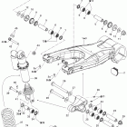 DS 450 Xxc, Xmx EFI 08- rear suspension xxc