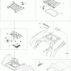 Outlander 800R EFI Передние и задние поддоны
