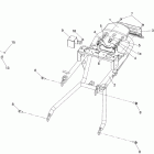DS 250 NA, CE & INT 09- rear frame europe