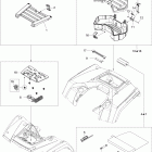 Outlander Max 500 EFI Передние и задние поддоны