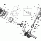 Commander 800 Коленвал,поршень и цилиндр