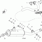DS 450 Xxc, Xmx EFI 01- exhaust system xmx europe