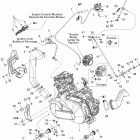 Outlander Max 400 EFI Двигатель и крепление