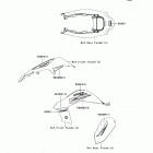 KFX450R (KSF450-BBF) Decals(bbf)
