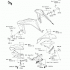 KFX450R (KSF450-BBF) Отражатели