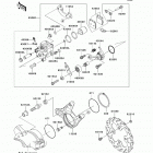 KFX450R (KSF450-BBF) Задний тормоз