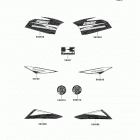 KFX90 (KSF90-ABF) Decals(green)(abf)