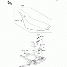 KFX450R (KSF450-BBF) Сидение