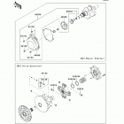 Brute Force 750 4x4i (KVF750-DBF) Optional parts(daf / dbf)