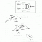 KFX450R (KSF450-BBF) Наклейки