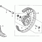 CRF70F Переднее колесо