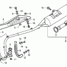 CRF50F Глушитель