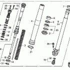 CRF250R Передняя вилка