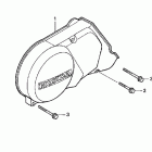 CRF70F Крышка картера левая