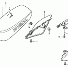 CRF50F Сидение -заднее крыло