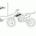 CRF250R Наклейки