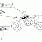 CRF450R Наклейки