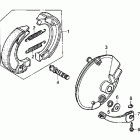CRF70F Передний тормоз