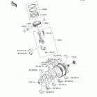 Concours 14 ABS (ZG1400-CBF) Коленвал и поршни