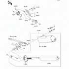 KX450F (KX450-EBF) Глушитель