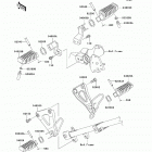 KLR650 (KL650-EBF) Подножки