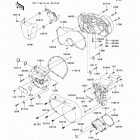 Ninja 250R (EX250-JBFA) Крышки двигателя