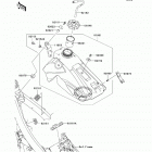 KX450F (KX450-EBF) Топливный бак