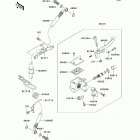 KLR650 (KL650-EBF) Главный тормозной цилиндр,передний