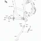KLR650 (KL650-EBF) Подножка