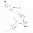 Ninja 250R (EX250-JBFA) Подножка