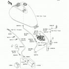 Ninja 250R (EX250-JBFA) Топливная система