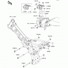 KLX110 (KLX110-CBF) Крепление двигателя